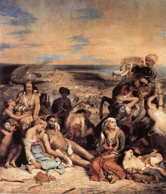 Eugene Delacroix The Massacre on Chios China oil painting art